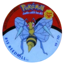 File:Pokémon Stickers series 1 Chupa Chups Beedrill 19.png