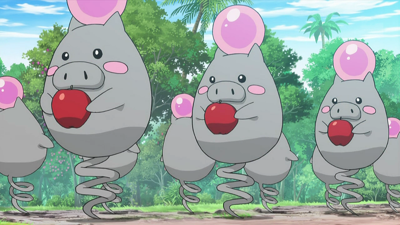 Spoink anime.png. 