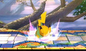 Pikachu Up Smash Taunt SSB4.png