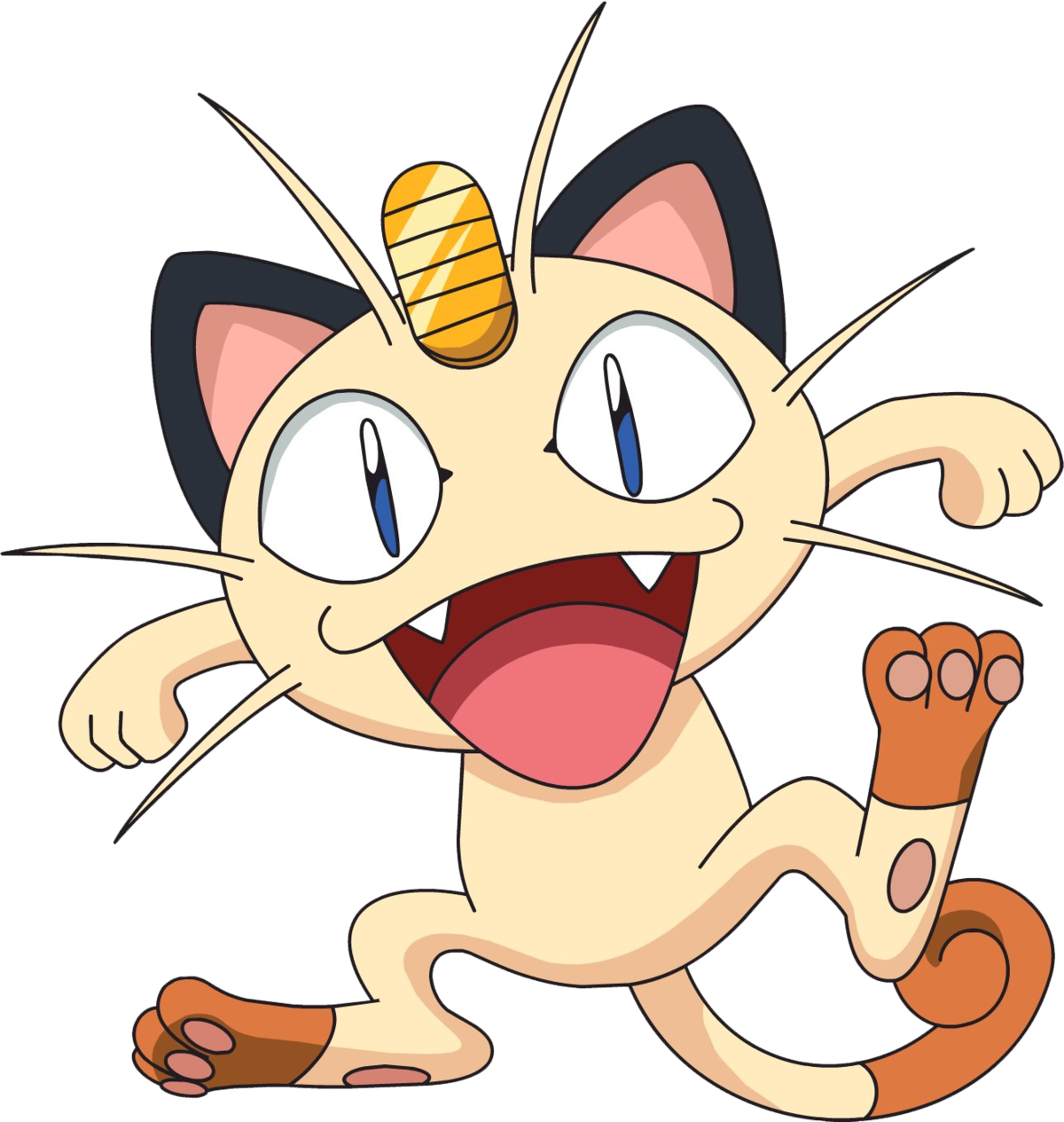 Зовут мяу. Покемон Мяут. Мяут персонажи «покемона». Кот покемон Мяут. Покемон Meowth.