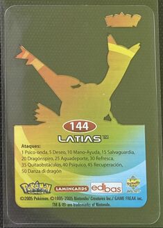 Pokémon Rainbow Lamincards Advanced - back 144.jpg