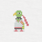"The Xatu embroidery from the Pokémon Shirts clothing line."