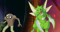 Corey's Scyther in Mewtwo Strikes Back