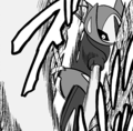 Deoxys in its Speed Forme in Pokémon Ranger the Comic: Double Mission