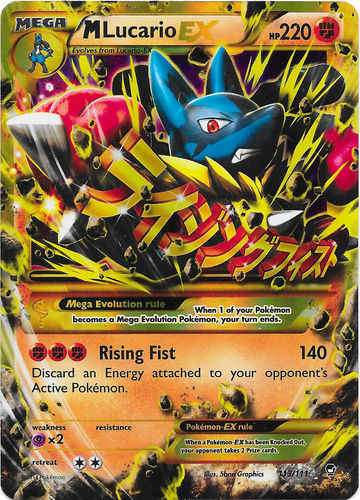 M Lucario-EX (Furious Fists 55) - Bulbapedia, the community-driven ...