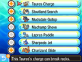 Registered Ride Pokémon in the Ride Pager in Ultra Sun and Ultra Moon