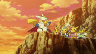 Fierce Battle in the Monster Ball Factory! Pikachu VS Nyarth!!