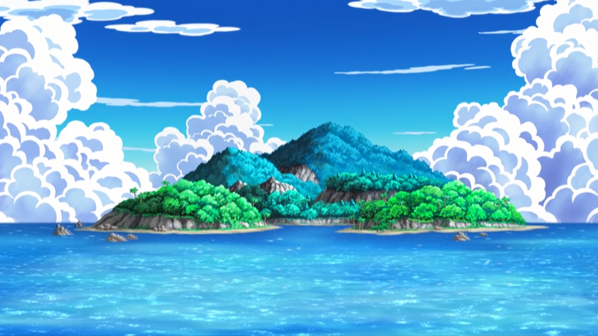 Beautiful Wallpaper of an Island with Beautiful Trees and Lake in Anime  Style. Generated with Ai Stock Illustration - Illustration of black,  fantasy: 269168482