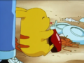 Pikachu's missing cheek pouch