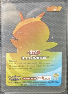 Pokémon Rainbow Lamincards Advanced - back 74.jpg