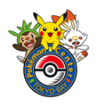 Third logo featuring Chespin, Pikachu and Scorbunny