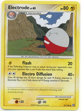 Electrode (Stormfront 37) - Bulbapedia, the community-driven Pokémon ...