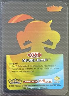 Pokémon Rainbow Lamincards Advanced - back 32.jpg