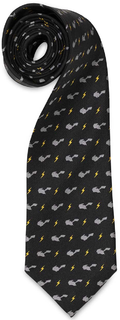 PikachuClassics Black Charge Necktie.png