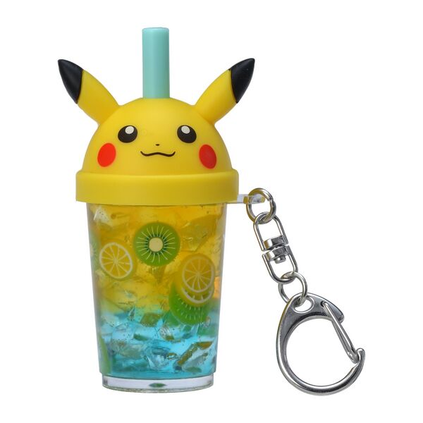 File:Pokémon Center Mega Tokyo refurbishment Pikachu drink keychain.jpg