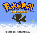 English Gold title screen (Game Boy Color)