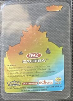 Pokémon Rainbow Lamincards Advanced - back 92.jpg