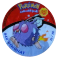 Pokémon Stickers series 1 Chupa Chups Venonat 33.png