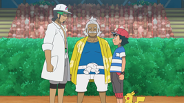 ASH RETURNS TO ALOLA! Alola Champion Ash vs Kukui!