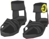 SM Low-Heeled Sandals Black f.png