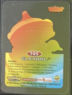 Pokémon Rainbow Lamincards Advanced - back 105.jpg