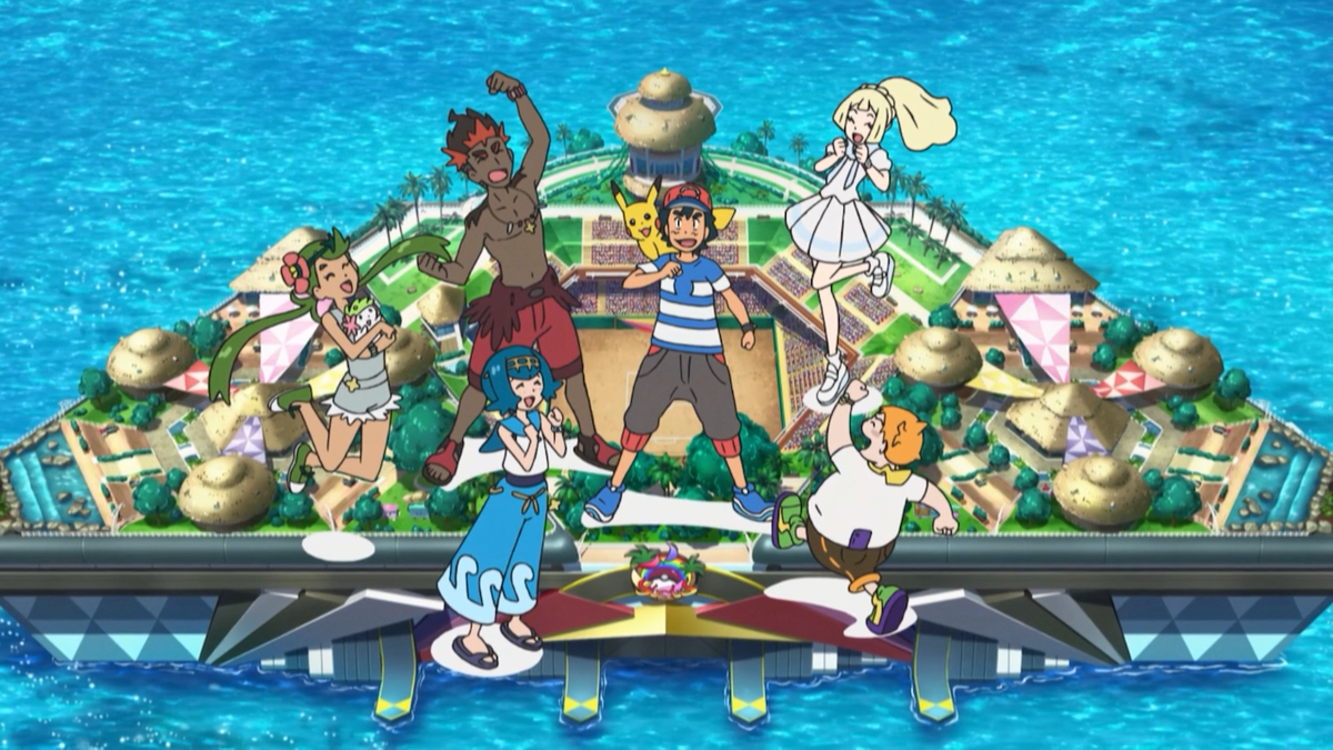ALL Alola League Battles (Pokémon Sun/Moon) - Anime Inspired 