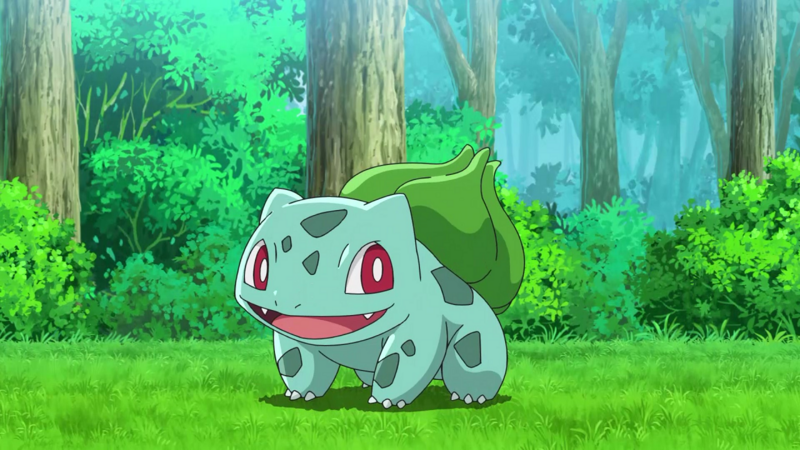 Bulbasaur Propaganda - so this is how grass beats water 🤭 P.S: This is an  actual shot from the anime 😅 | Facebook
