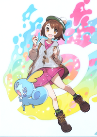 Gloria Sobble Pokémon Center Trainer artwork.png