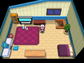 The player's bedroom in Pokémon Black and White