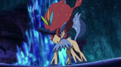 group of Legendary Pok Keldeo in Pokémon the Series: Black & White