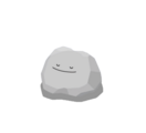 Ditto transformed into a rock while sleeping to avoid being attacked