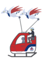 Loading icon while using a Flying Taxi at Blueberry Academy