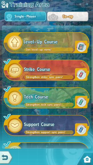 Masters Training Area old menu.png