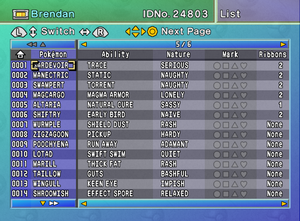 Pokémon Box RS List Mode 5.png