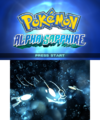 English Pokémon Alpha Sapphire title screen