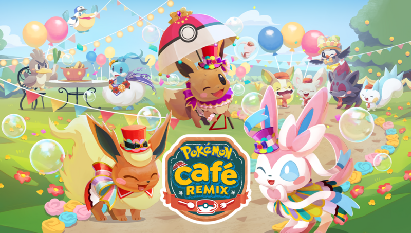 File:Pokémon Café ReMix Eeveelutions Artwork.png