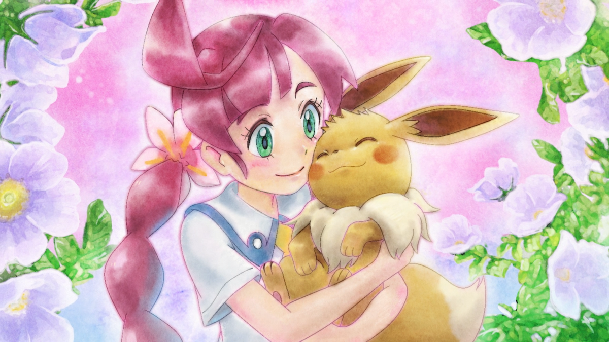 ◓ Anime Pokémon Journeys (Pokémon Jornadas de Mestre) • Episódio 49: Chloe  e a Eevee Muito Misteriosa!