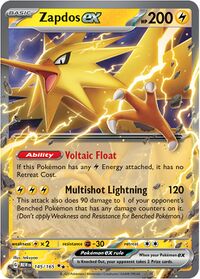 Zapdos ex (151 145) - Bulbapedia, the community-driven