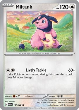 Miltank (Paradox Rift 147) - Bulbapedia, the community-driven Pokémon ...