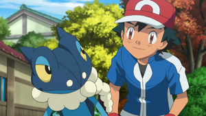 Ash and Frogadier.png