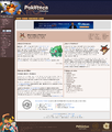 Pokéteca's main page, as seen on August 19, 2009
