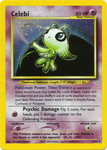 Celebi (Neo Revelation 3) - Bulbapedia, the community-driven Pokémon ...