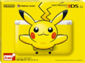 The Pikachu Yellow 3DS XL box