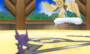 Fortree Gym Leader Battle Environment ORAS.png