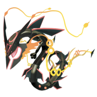 Shiny Rayquaza (Gen 3 Emerald)