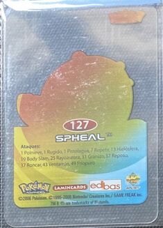 Pokémon Rainbow Lamincards Advanced - back 127.jpg