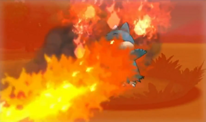XY Prerelease Munchlax attacked.png