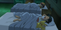 Ash's pajamas in XY007.