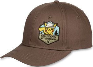 Outdoors with Pokémon Cap Brown.png