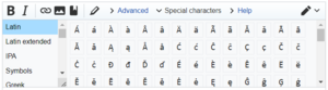 Source Editor 2010 toolbar special characters.png